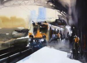Mumbai-Railway-painting-ananta-mandal