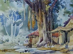 water colorby VASUDEV KAMATH 3